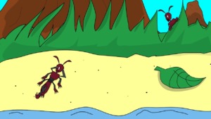 Antsy the lazy ant