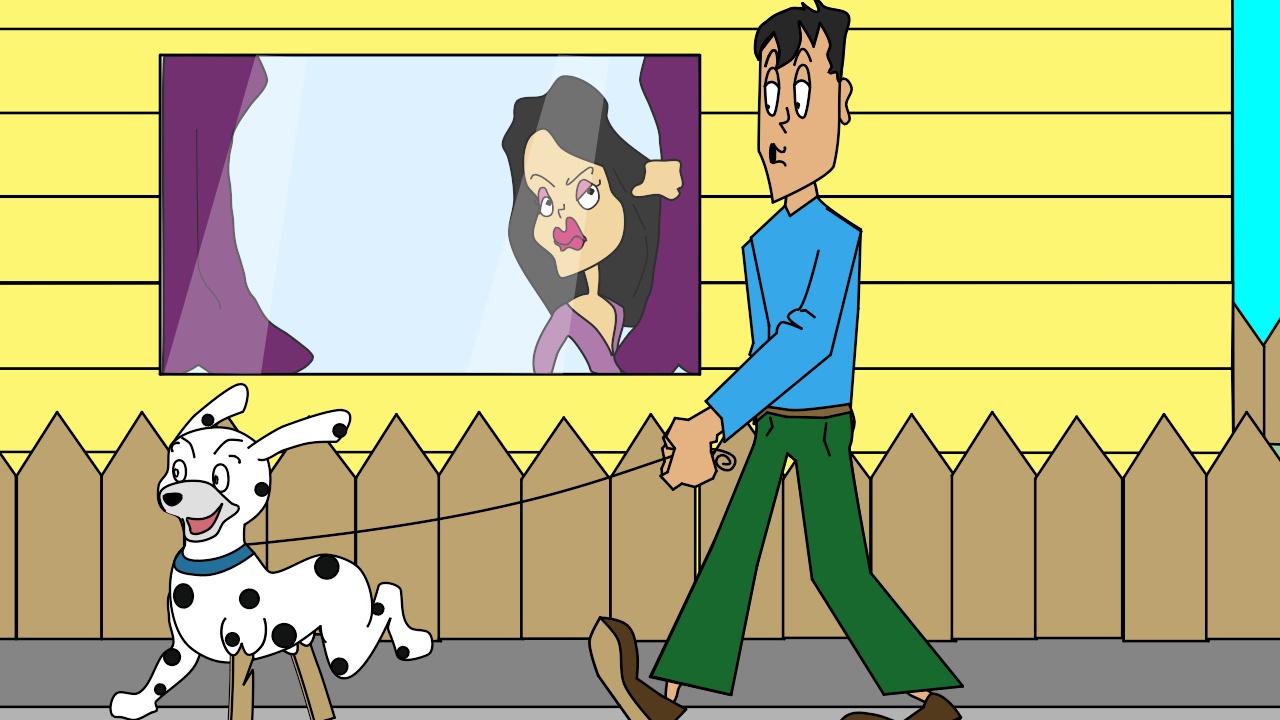 The two legged dog